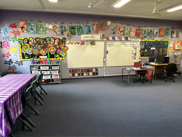 Creative arts classroom