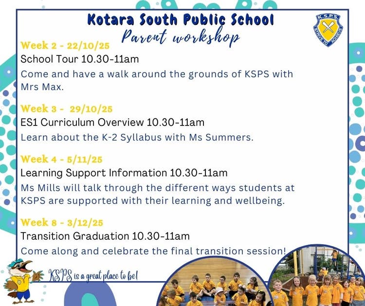 Kindergarten parent workshop