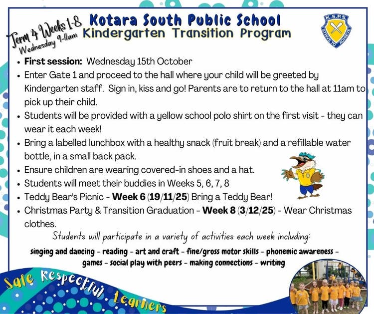 Kindergarten transition program